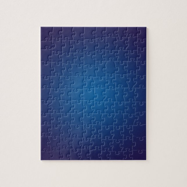 Cool Grainy Deep Blue Vignette Jigsaw Puzzle (Vertical)