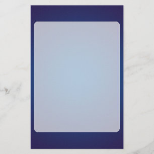 Cool Grainy Deep Blue Vignette Stationery