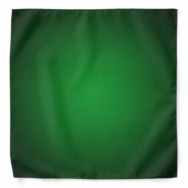 Cool Grainy Green-Black Vignette Bandana (Front)