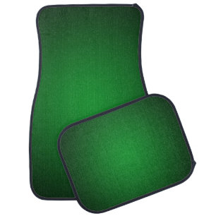 Cool Grainy Green-Black Vignette Car Floor Mat