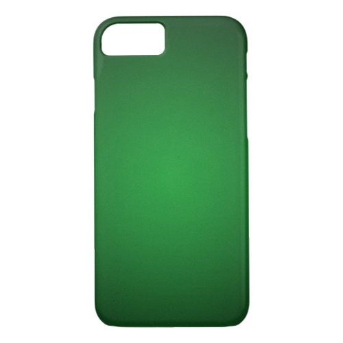 Cool Grainy Green_Black Vignette iPhone 87 Case