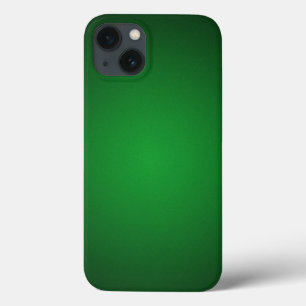 Cool Grainy Green-Black Vignette iPhone 13 Case