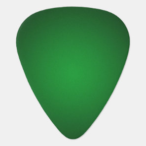 Cool Grainy Green-Black Vignette Guitar Pick