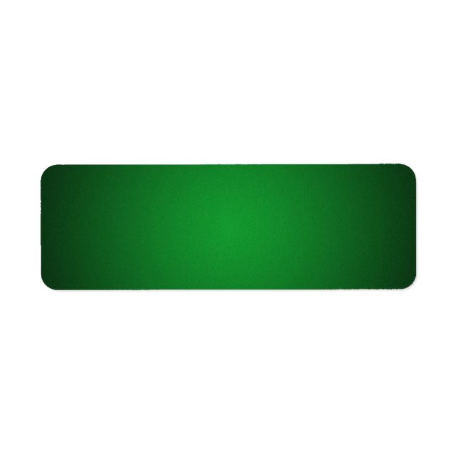 Cool Grainy Green-Black Vignette Label (Front)