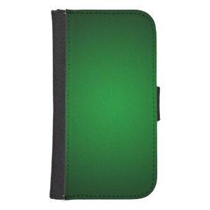 Cool Grainy Green-Black Vignette Wallet Phone Case For Samsung Galaxy S4