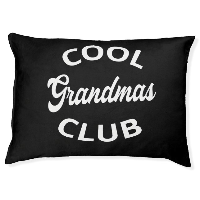 Cool Grandmas Club I Pet Bed (Front)