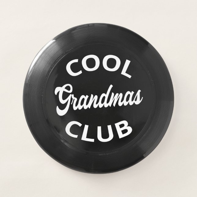 Cool Grandmas Club I Wham-O Frisbee (Front)