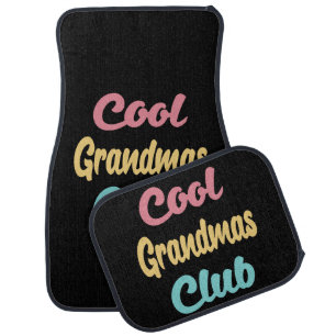 Cool Grandmas Club II Car Floor Mat