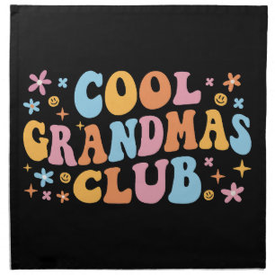 Cool Grandmas Club III Cloth Napkin