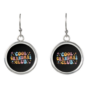 Cool Grandmas Club III Earrings