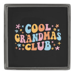Cool Grandmas Club III Gunmetal Finish Lapel Pin