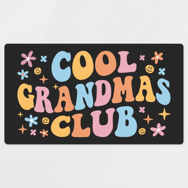 Cool Grandmas Club III Labels (Design 1)
