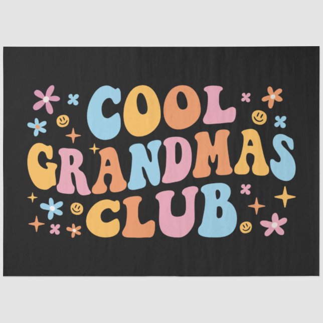 Cool Grandmas Club III Tissue Paper (Front)