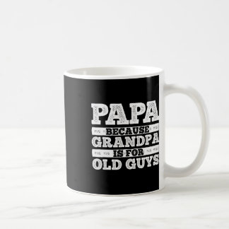 Cool Grandpa Art For Men Grandfather Papa Parent F Coffee Mug