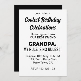 Cool Grandpa Birthday Party