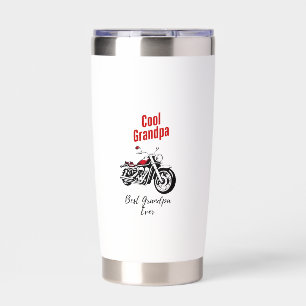 Cool Grandpa Tumbler – Motorcycle Gift for Grandpa