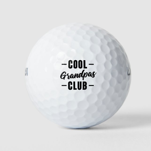 Cool Grandpas Club Golf Balls (Front)