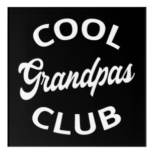 Cool Grandpas Club I Acrylic Print
