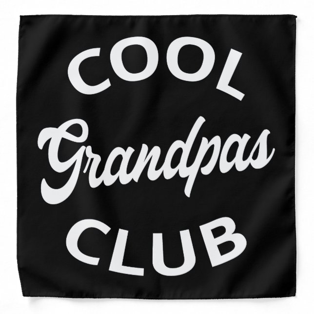 Cool Grandpas Club I Bandana (Front)