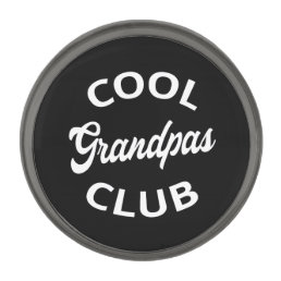 Cool Grandpas Club I Gunmetal Finish Lapel Pin