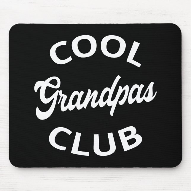 Cool Grandpas Club I Mouse Pad (Front)