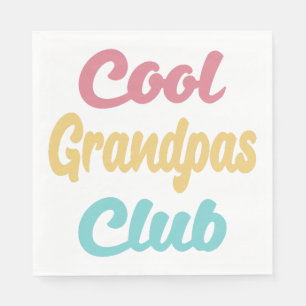 Cool Grandpas Club II Napkins