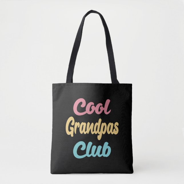 Cool Grandpas Club II Tote Bag (Front)