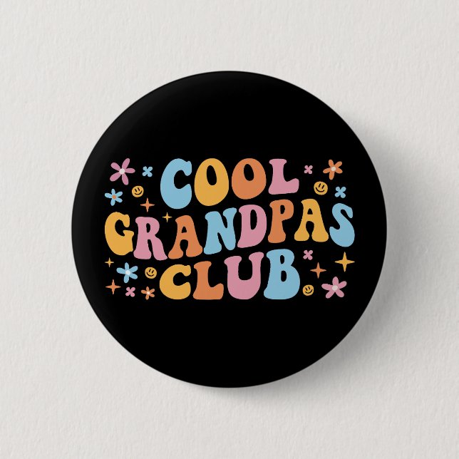 Cool Grandpas Club III Button (Front)