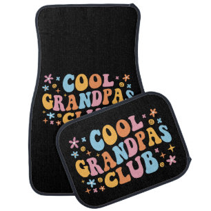 Cool Grandpas Club III Car Floor Mat