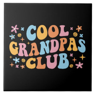 Cool Grandpas Club III Ceramic Tile
