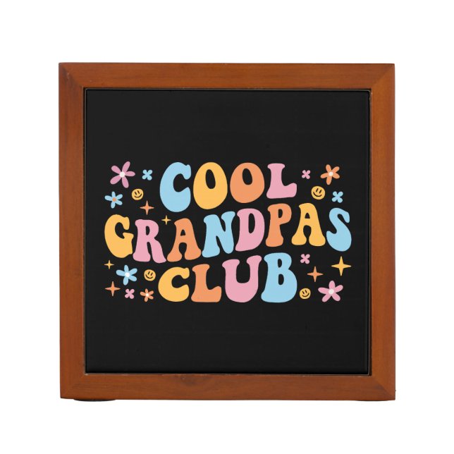 Cool Grandpas Club III Desk Organizer (Front)