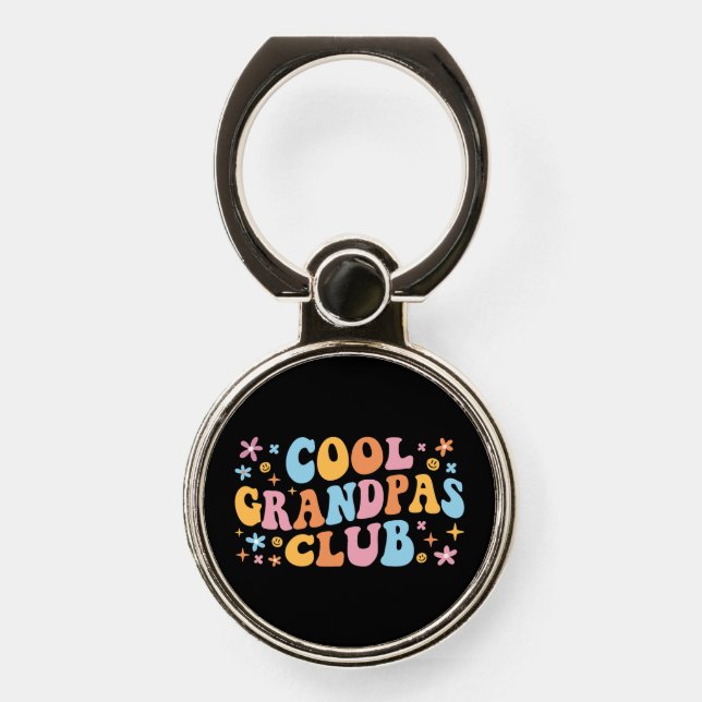 Cool Grandpas Club III Phone Ring Stand (Front)