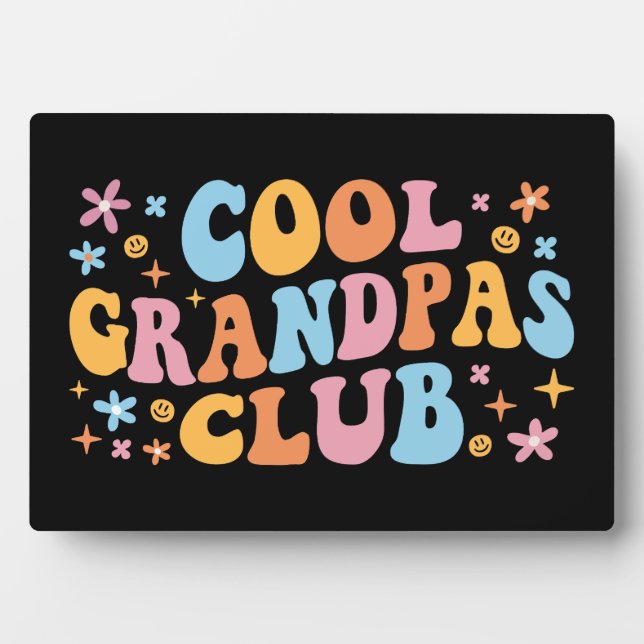 Cool Grandpas Club III Plaque (Front)