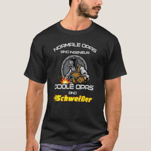 Cool Grandpas, Funny Welder Metal Builder Shipbuil T-Shirt