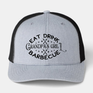 Cool Grandpa's grill BBQ word art