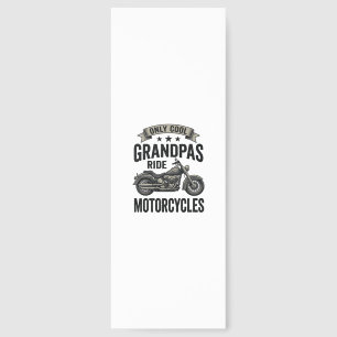 Cool Grandpas Ride Motorcycles Vintage Biker Shirt Bookmarks