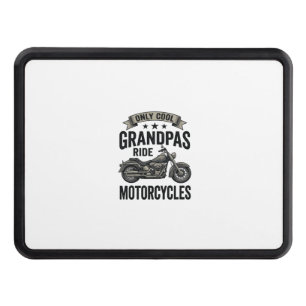 Cool Grandpas Ride Motorcycles Vintage Biker Shirt Hitch Cover