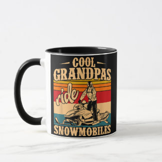 Cool Grandpas rides Snowmobiles Snowmobile Snowmob Mug