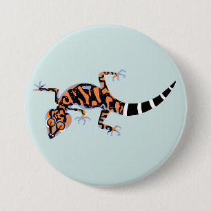 Cool graphic - GECKO - Wildlife - Lizard - Button