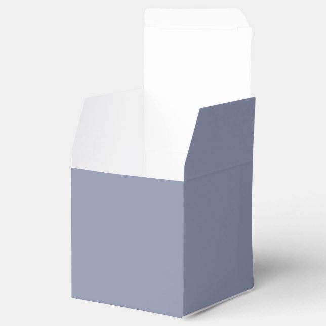 Cool Gray Favor Box (Opened)