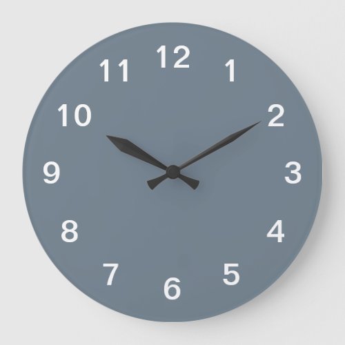 Cool Gray Minimalist Acrylic Wall Clock