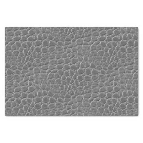 Cool Gray Snake Skin DragonDinosaur Animal Print Tissue Paper