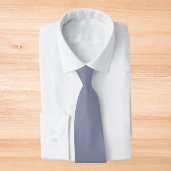 Cool Gray Solid Color Neck Tie by AmazingStuff01 at Zazzle
