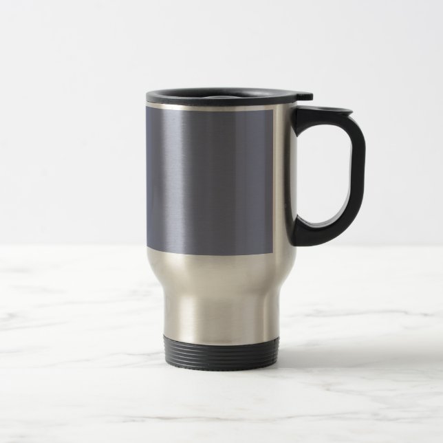 Cool Gray Stainless Steel Travel Mug (Right)