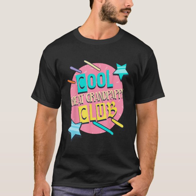 Cool Great Grandpappy Club  Great Grandpappy Humor T-Shirt (Front)