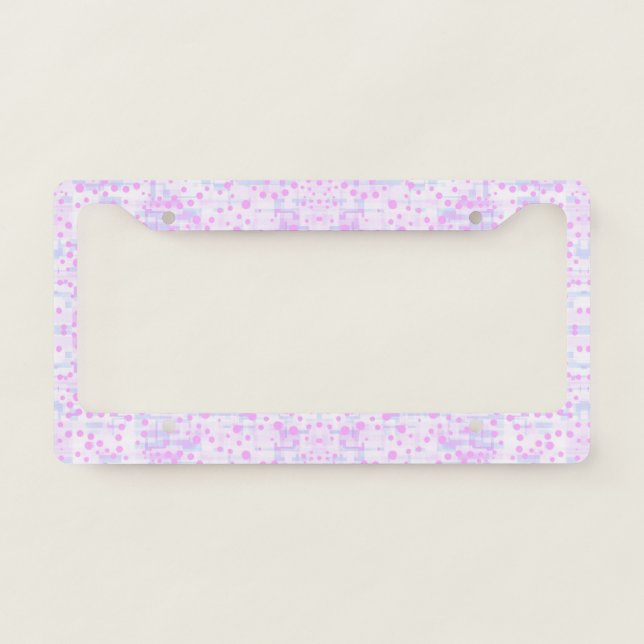 Cool Great Trendy Purple License Plate Frame (Front)