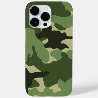 Cool Green Camouflage Military Pattern Slim Case-Mate iPhone 14 Pro Max Case