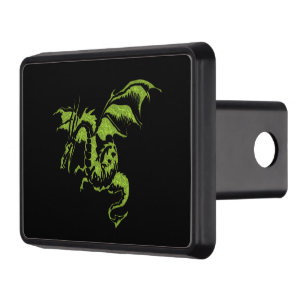 Cool Green Dragon Hitch Cover