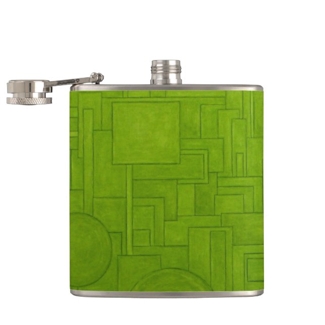 Cool Green Flask! Flask (Opened)