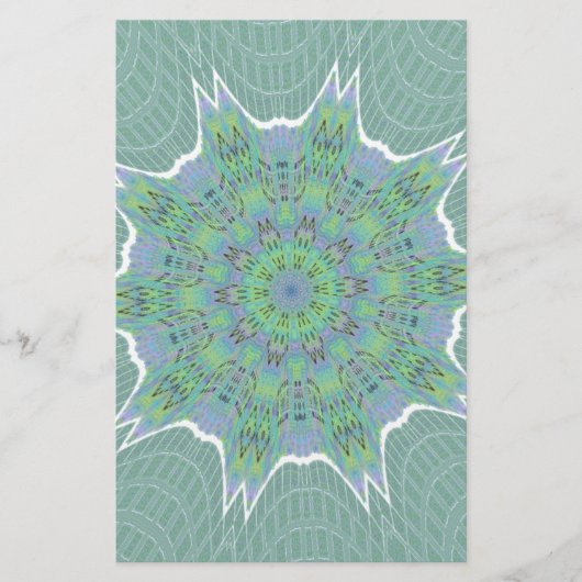 Cool Green Floral pattern (Front)
